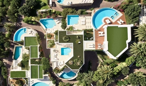 Elounda Gulf Villas - Villas Aerial - Book on ClassicTravel.com