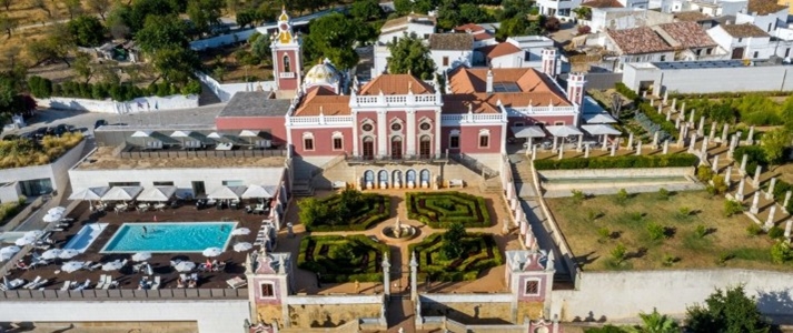 Pousada Palacio de Estoi - Aerial View - Book on ClassicTravel.com