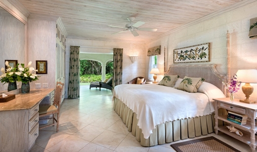 Coral Reef Club - Tamarind Villa Bedroom - Book on ClassicTravel.com