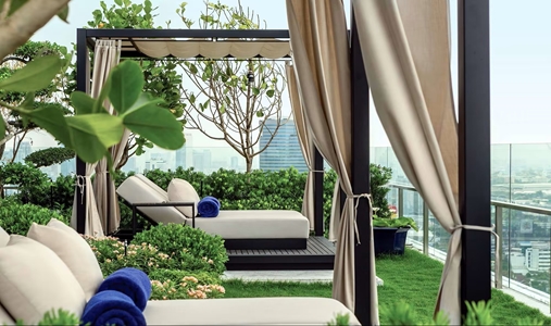 137 Pillars Suites Bangkok - Rooftop Cabanas - Book on ClassicTravel.com