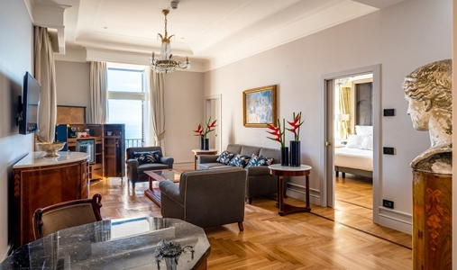 Grand Hotel Parker's - Executive Suite Living Room - Book on ClassicTravel.com