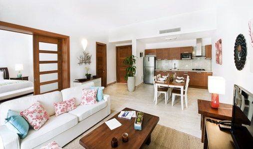 Sublime Samana Hotel Residence - Two Bedroom Suite Living Area - Book on ClassicTravel.com
