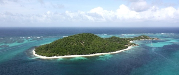 Petit St Vincent - Aerial View - Book on ClassicTravel.com