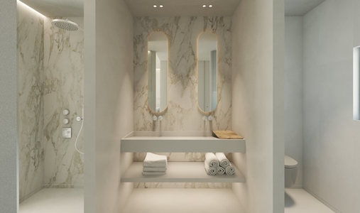 De.Light Boutique Hotel - Superior Suite Bathroom - Book on ClassicTravel.com