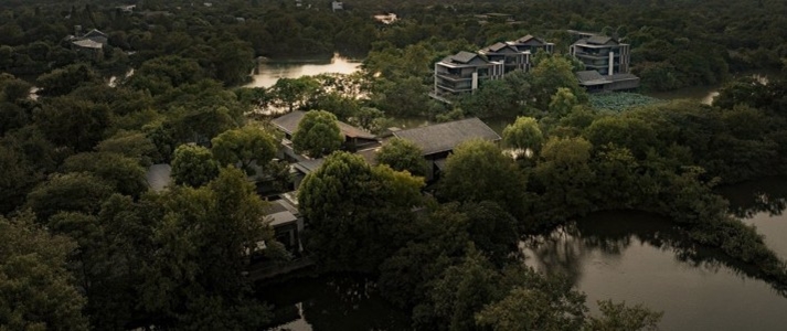 Hangzhou Muh Shoou Xixi Hotel - Aerial View - Book on ClassicTravel.com