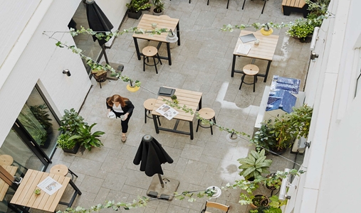 INK Hotel Amsterdam - Courtyard - Book on ClassicTravel.com