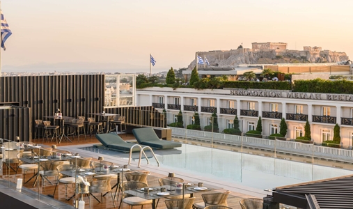 Athens Capital Hotel - MGallery Collection - Mappemonde Restaurant Bar Lounge - Book on ClassicTravel.com