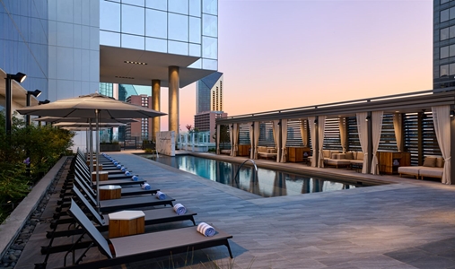 JW Marriott Dallas Arts District - Rooftop Pool Deck - Book on ClassicTravel.com