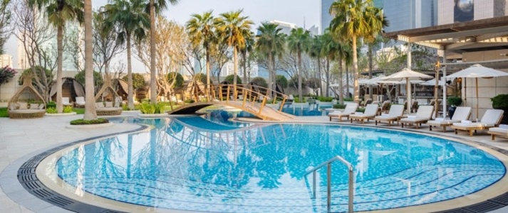 JW Marriott Marquis City Center Doha - Outdoor Pool - Book on ClassicTravel.com