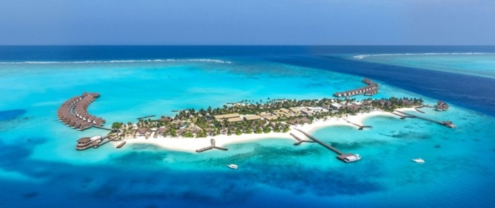 JW Marriott Kaafu Atoll Island Resort - Aerial Shot - Book on ClassicTravel.com