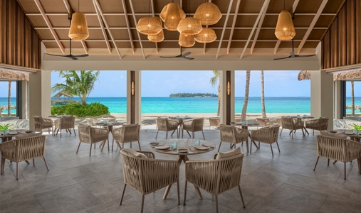 JW Marriott Kaafu Atoll Island Resort - Beachfront Restaurant - Book on ClassicTravel.com