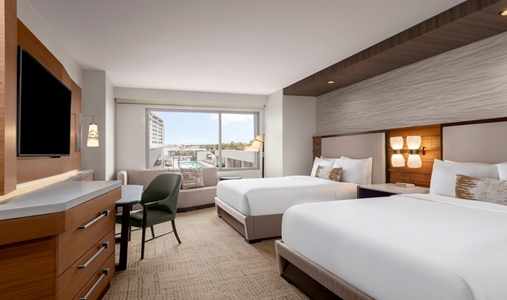 JW Marriott, Anaheim Resort - Pool View Bedroom - Book on ClassicTravel.com