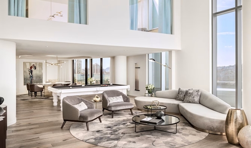 JW Marriott Parq Vancouver - Parq Villa Living Area - Book on ClassicTravel.com