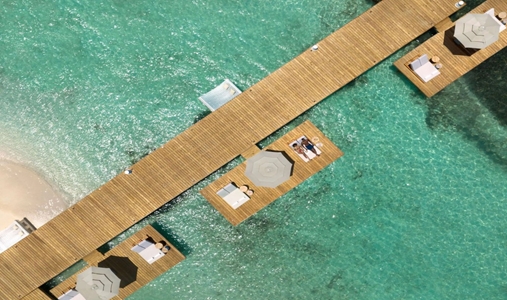 Impression Isla Mujeres by Secrets - Aerial Decks - Book on ClassicTravel.com