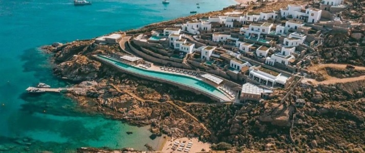 Cali Mykonos - Aerial View - Book on ClassicTravel.com