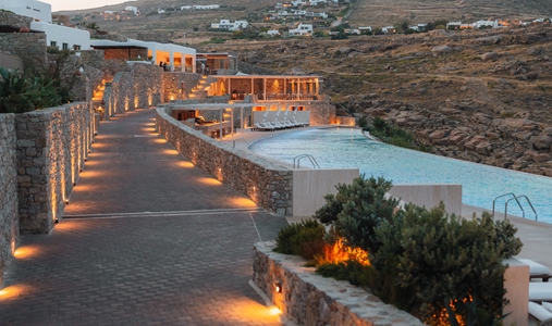 Cali Mykonos - Pool at Sundowns - Book on ClassicTravel.com