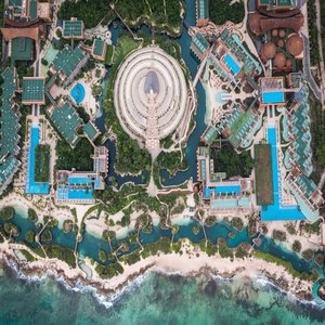 Hotel Xcaret Arte - Aerial View - Book on ClassicTravel.com