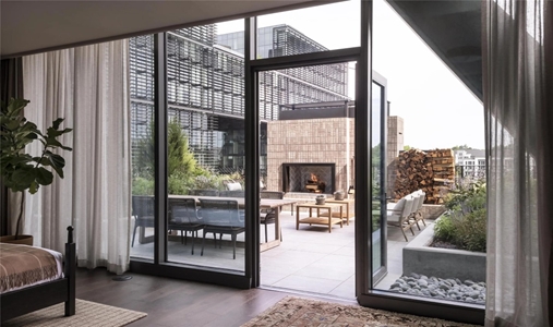 FORTH Hotel and Club - Terrace King Fireplace - Book on ClassicTravel.com