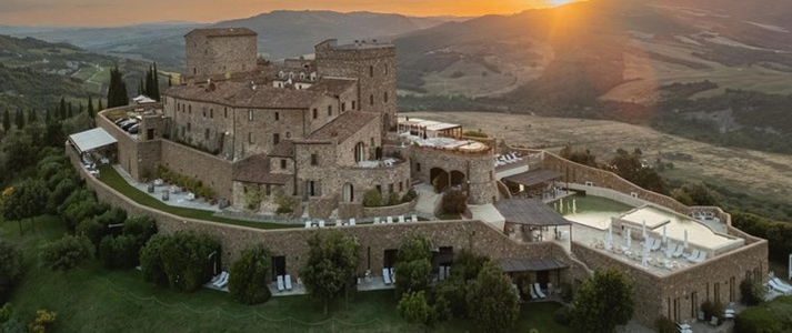 Castello di Velona Resort Thermal SPA and Winery - Aerial View - Book on ClassicTravel.com