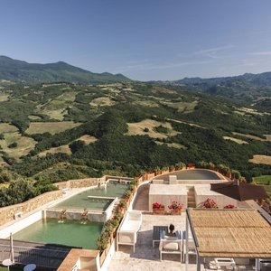 Castello di Velona Resort Thermal SPA and Winery - Pool View - Book on ClassicTravel.com