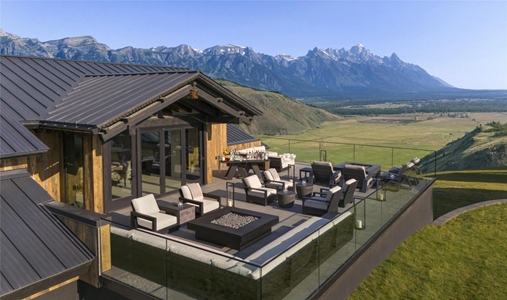 Hotel Yellowstone at Jackson Hole - Deck Daylight - Book on ClassicTravel.com