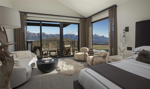 Hotel Yellowstone at Jackson Hole - Grand Teton Suite View Daytime  - Book on ClassicTravel.com