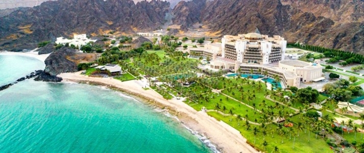 Al Bustan Palace, A Ritz-Carlton Hotel - Aerial View - Book on ClassicTravel.com
