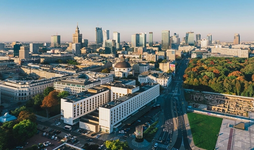Sofitel Warsaw Victoria - Aerial View - Book on ClassicTravel.com