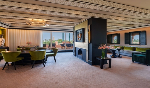 Sofitel Marrakech Palais Imperial & Spa - Penthouse Living Room - Book on ClassicTravel.com