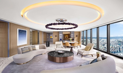 Sofitel Ambassador Seoul Hotel & Serviced Residences - Presidential Suite Living Room - Book on ClassicTravel.com