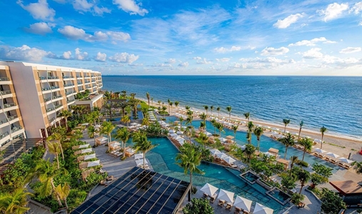 Waldorf Astoria Cancun - Aerial View - Book on ClassicTravel.com