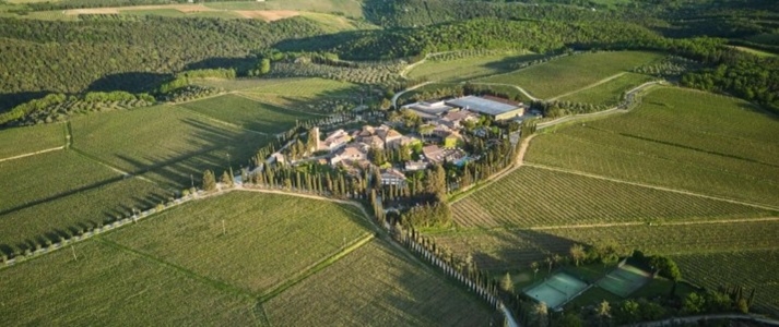 Hotel Relais Borgo San Felice - Aerial View - Book on ClassicTravel.com