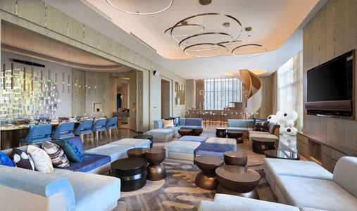 W Chengdu - Suite Living Room - Book on ClassicTravel.com