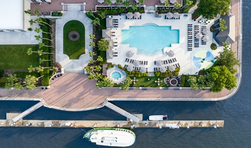 The Westin Savannah Harbor Golf Resort & Spa - Aerial View - Book on ClassicTravel.com