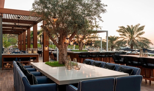 The Westin Dubai Mina Seyahi Beach Resort & Marina - Bussola Restaurant Terrace - Book on ClassicTravel.com