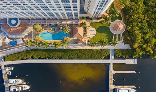 The Westin Cape Coral Resort at Marina Village - Pool and Gazebo Lawn - Book on ClassicTravel.com