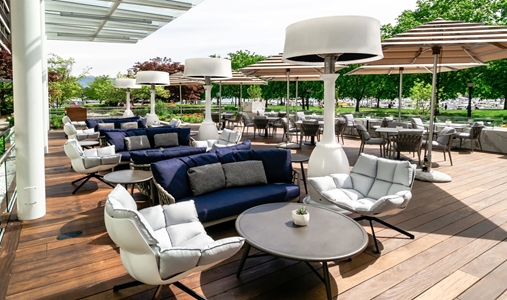 The Westin Bayshore, Vancouver - H Tasting Lounge Patio - Book on ClassicTravel.com