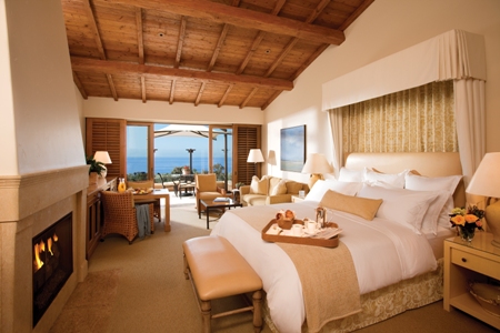 Bedroom at Pelican Hill