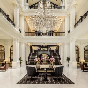 Raffles Singapore - The Grand Lobby - Book on ClassicTravel.com
