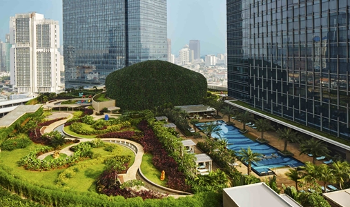 Raffles Jakarta - Garden - Book on ClassicTravel.com