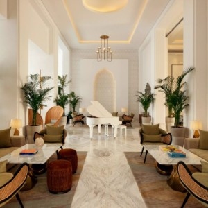 Raffles Al Areen Palace Bahrain - Piano Room - Book on ClassicTravel.com