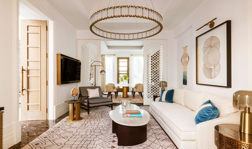 Raffles Al Areen Palace Bahrain - Royal Villa with 3 Bedrooms Living Room - Book on ClassicTravel.com
