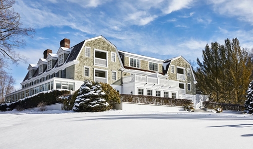 The Mayflower Inn & Spa, Auberge Resorts Collection - Facade Winter - Book on ClassicTravel.com