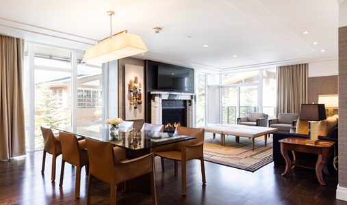 Goldener Hirsch Deer Valley, Auberge Resorts Collection - Living Space - Book on ClassicTravel.com