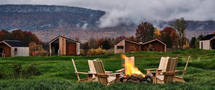 Wildflower Farms, Auberge Resorts Collection  - Fireplace - Book on ClassicTravel.com