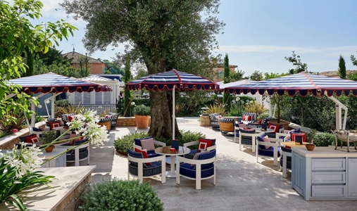Arev St. Tropez - Champagne Lounge Terrace - Book on ClassicTravel.com